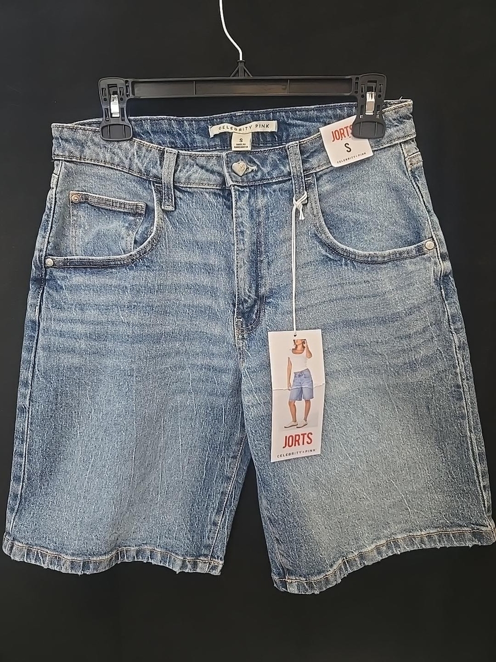 Celebrity Pink Jorts Denim Bermuda Shorts Women’s S High Rise NWT Y2K